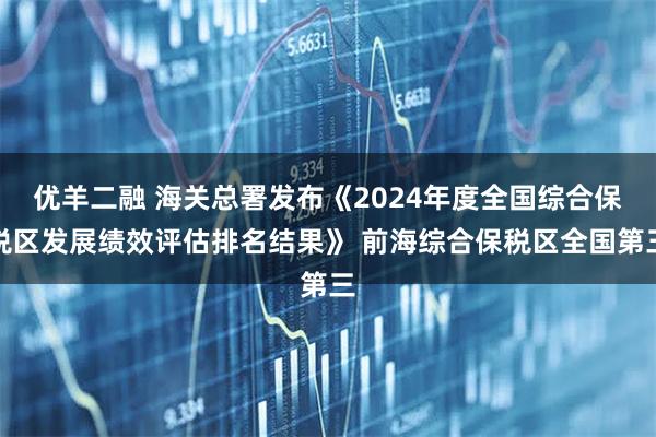 优羊二融 海关总署发布《2024年度全国综合保税区发展绩效评估排名结果》 前海综合保税区全国第三